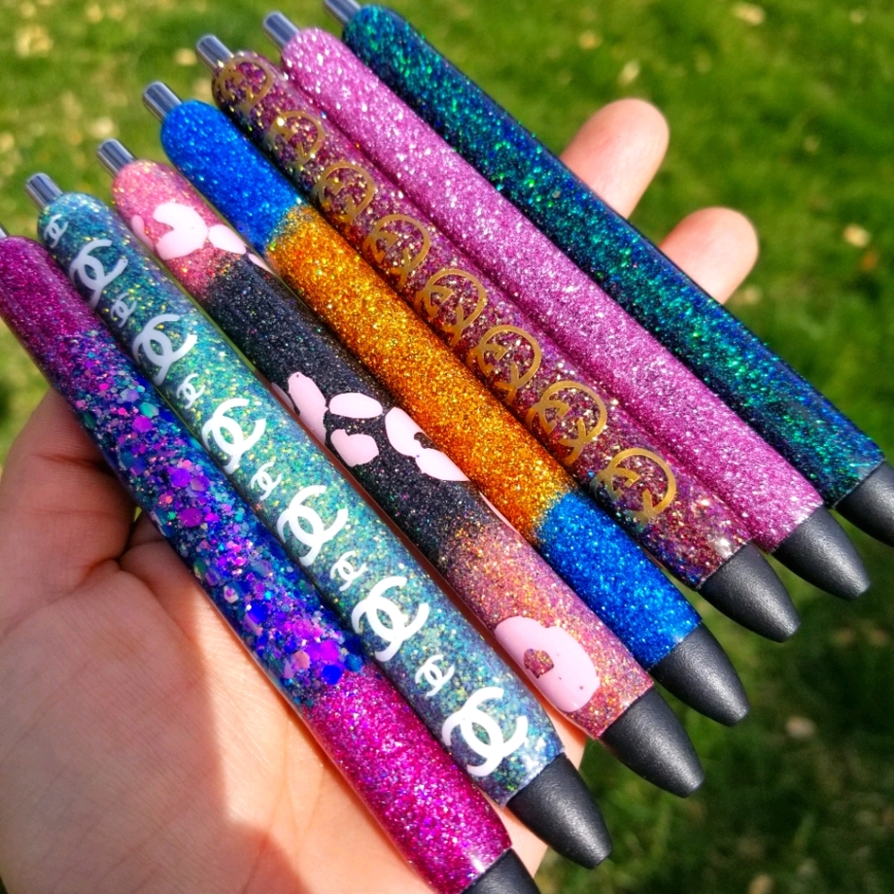 🆕️Custom, InkJoy, Epoxy/Resin, Black Pen